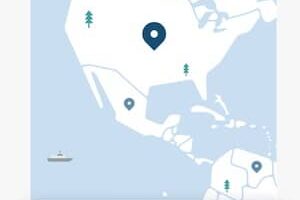 Verbindung zum NordVPN Server