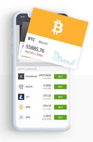 Bitcoin-kaupankäynti eToro