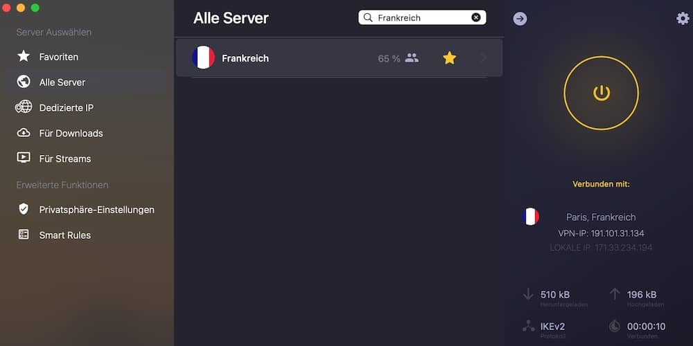 Server mit Standort Frankreich