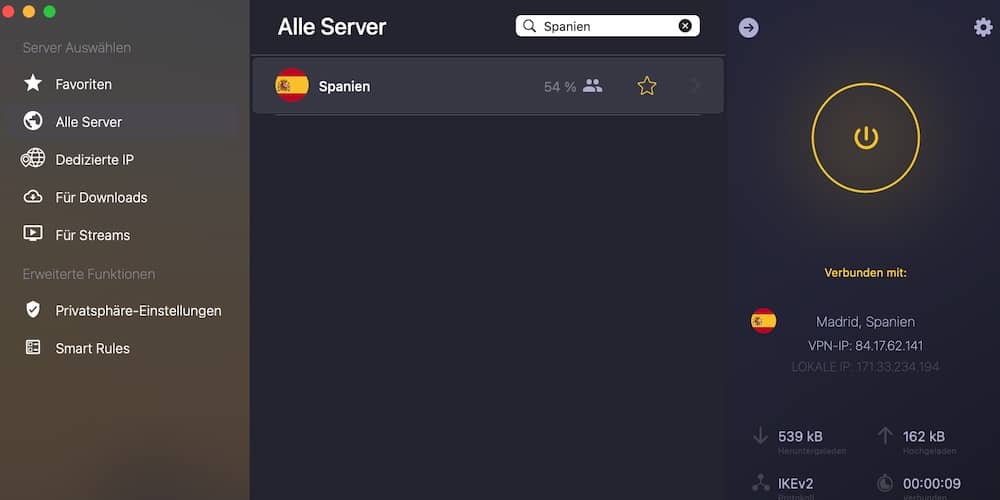 Server mit Standort Spanien