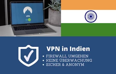 VPN in Indien Grafik